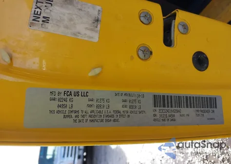 2019 Dodge Challenger Sxt z USA, uszkodzony, nr VIN 2C3CDZAG1KH529042